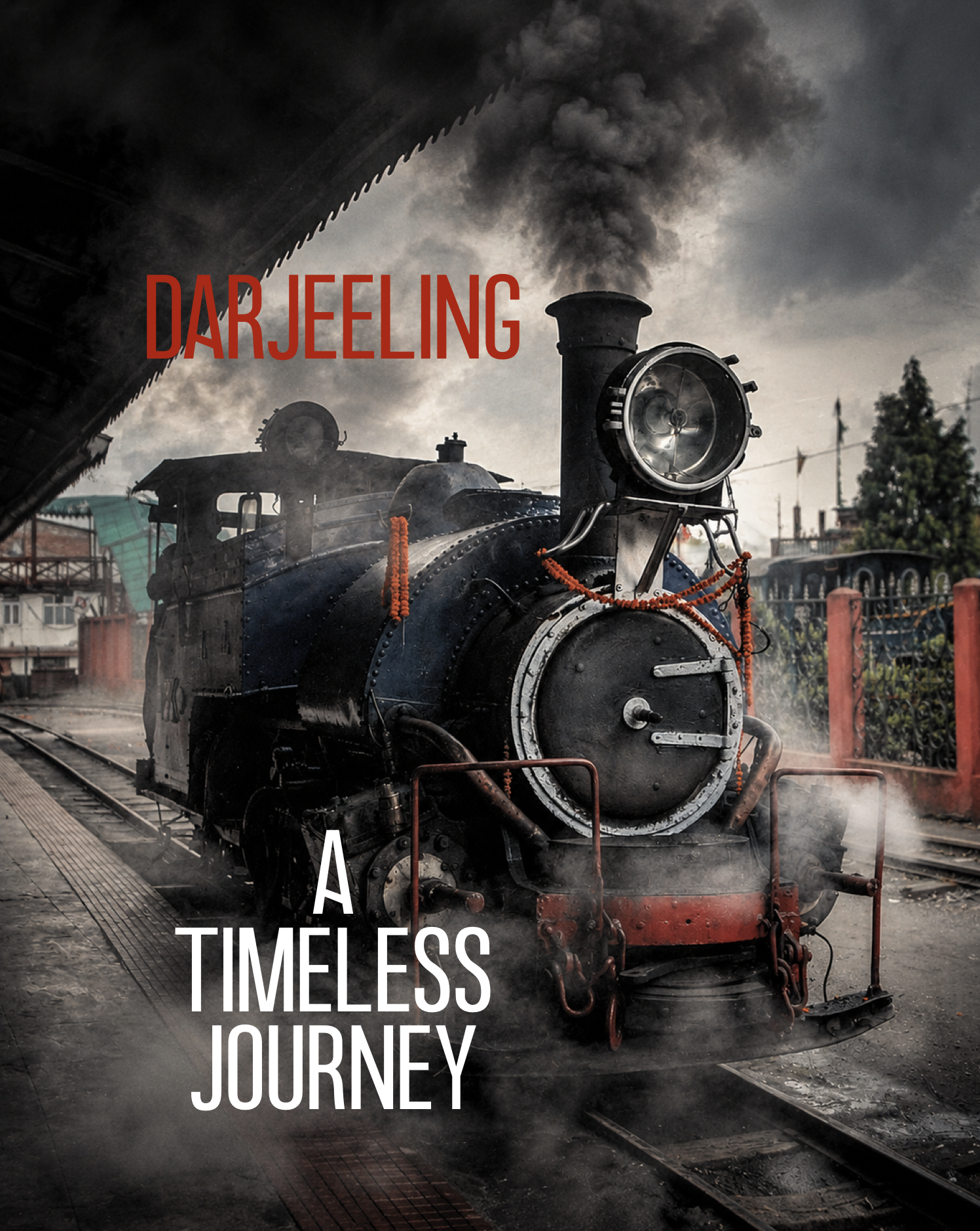 Darjeeling Toy Train poster — A Timeless Journey